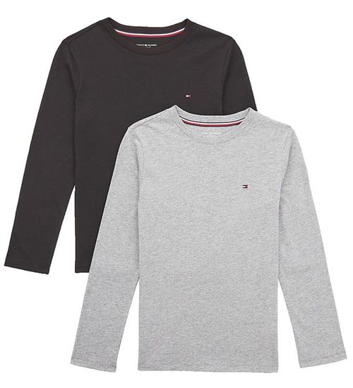 Tommy Hilfiger Tommy Hilfiger Bluse - 2-Pak - Medium Grey Heather/Black