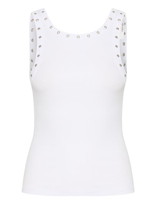 Drewgz Eyelet Tank Top Gestuz White