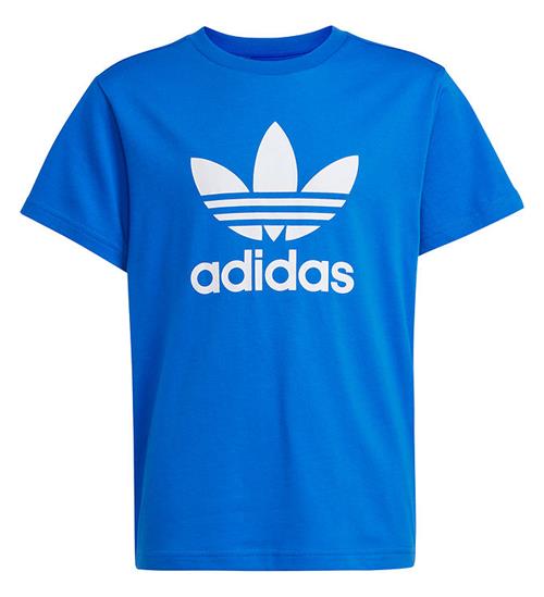 adidas Originals adidas Originals T-shirt - Trefoil - BlÃ¥/Hvid