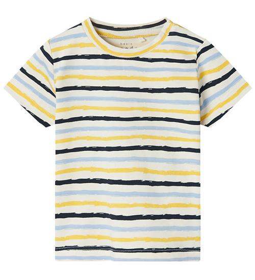 Se Name It Name It T-shirt - NbmVroels - Jet Stream m. Striber ved KidsWorld