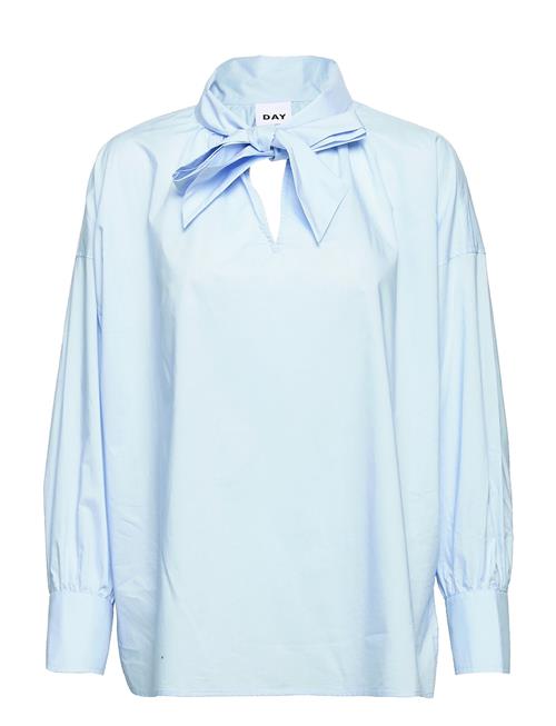 Se Day Birger et Mikkelsen Celia - Coated Cotton Day Birger Et Mikkelsen Blue ved Booztlet