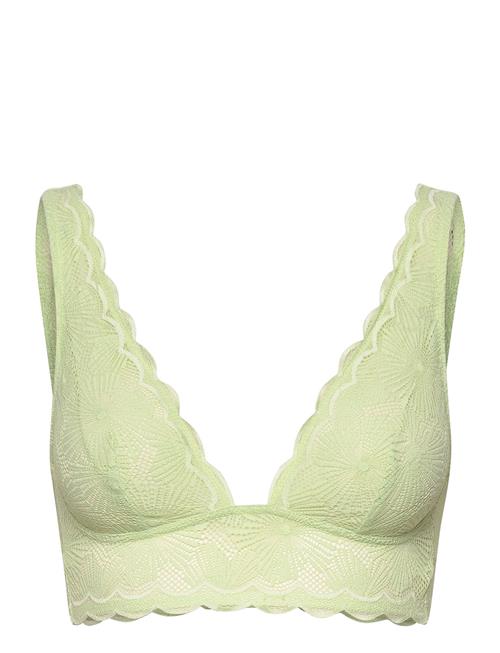 Esprit Bodywear Women Non-Padded, Non-Wired Bra Made Of Patterned Lace Esprit Bodywear Women Green