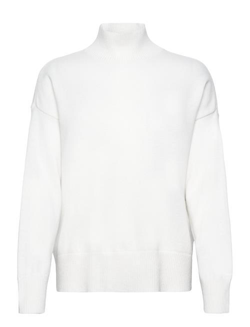 Se GANT Superfine Lambswool Stand Collar GANT White ved Booztlet