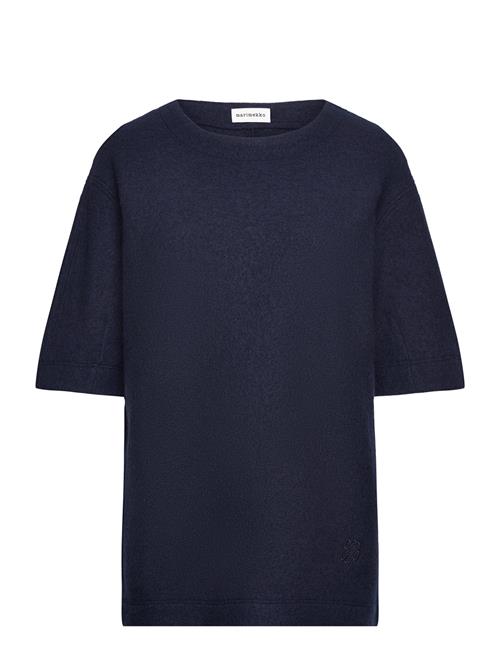 Marimekko Maalaus Solid Boiled Wool Marimekko Navy