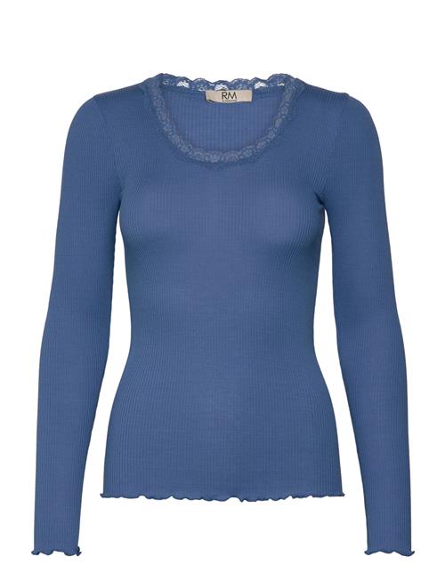 RM By Rosemunde Rmwbalta Modal Ls Lace Blouse RM By Rosemunde Blue