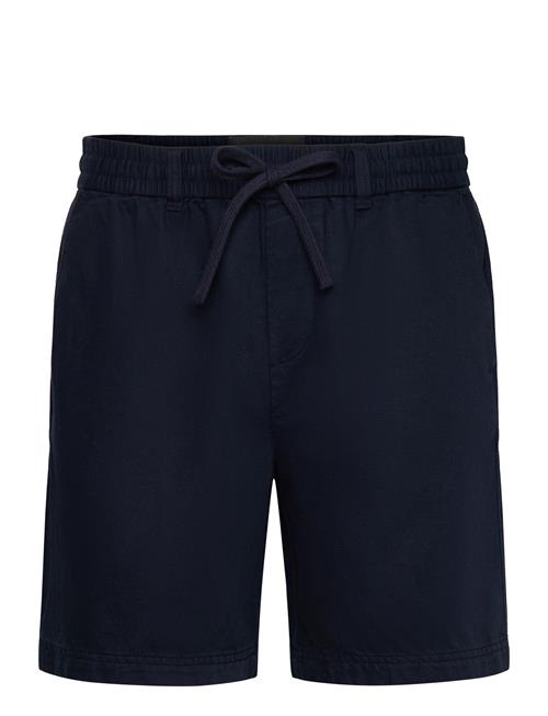 Cotton Linen Short Lyle & Scott Navy