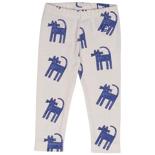 Wynken Mini Emi Mønstrete Leggings Cobalt Blue Cats |  | 9 months