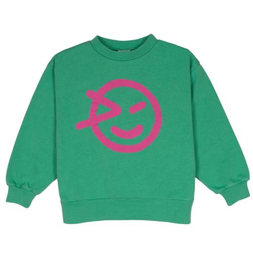 Se Wynken Logo Sweatshirt Punch Green | Grønn | 2 years ved Babyshop