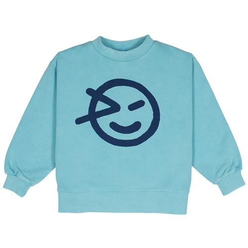 Wynken Logo Sweatshirt Aqua/Navy | Blå | 2 years