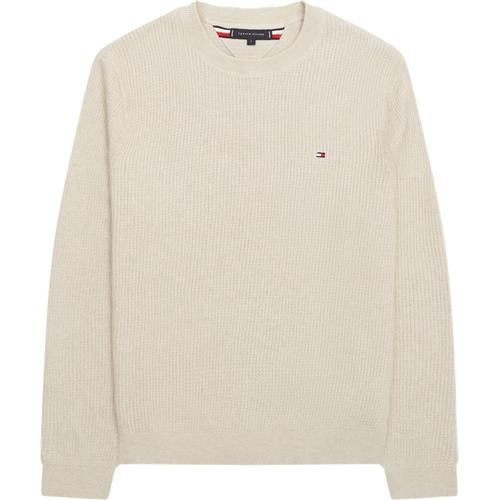 Se Tommy Hilfiger - Structure Crewneck Strik ved Kaufmann