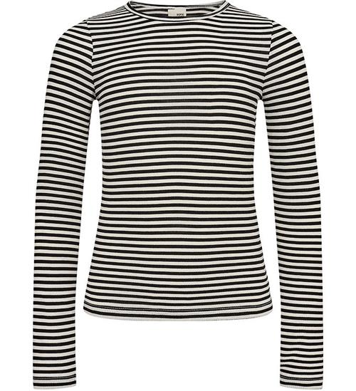 Se Sofie Schnoor Bluse - Rib - Petricia - Navy Striped ved KidsWorld