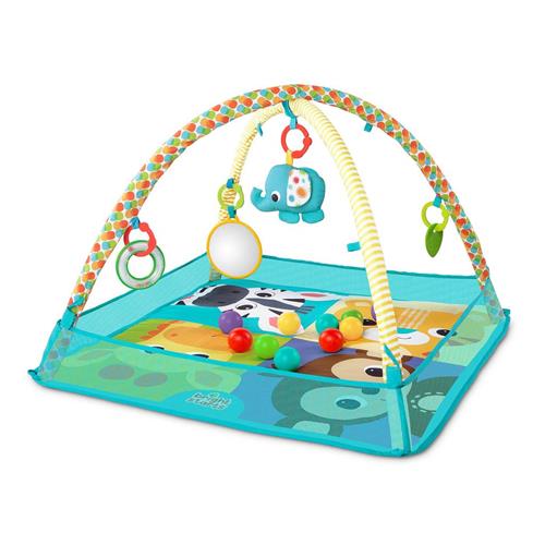 Se Bright Starts More-in-One Ball Pit Fun™ Babygym | Blå | 0-1 ved Babyshop