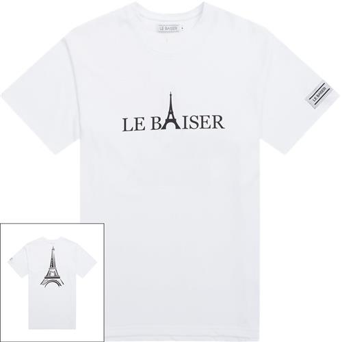 Se Le Baiser Le Eifel Tee White ved Quint