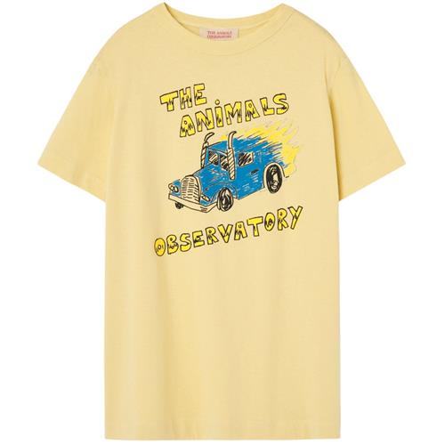 Se The Animals Observatory Big Rooster T-shirt Soft Yellow | Gul | 3 years ved Babyshop