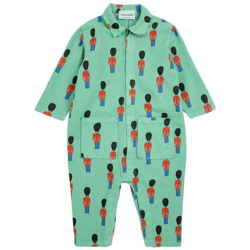 Bobo Choses Little Tin Soldiers Mønstret Jumpsuit Til Baby Grøn | Grønn | 18 months