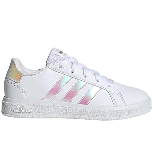 Se adidas Performance Sko - Grand Court 2.0 K - Hvid/Rosa ved KidsWorld