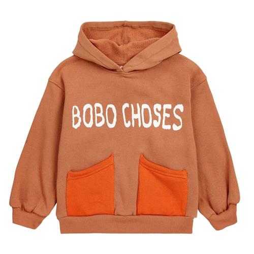 Se Bobo Choses Bobo Choses Shadow Hættetrøje Brun | Brun | 4-5 years ved Babyshop