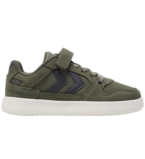 Hummel Hummel Sko - ST. Power Play Suede JR - Dusty Olive