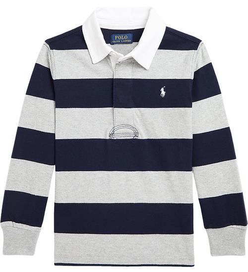 Polo Ralph Lauren Polo Ralph Lauren Polobluse - Rugby - GrÃ¥meleret/Sortstribet