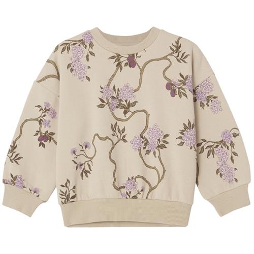 garbo&friends Blomstret Sweatshirt Tree of Life | Beige | 98/104 cm