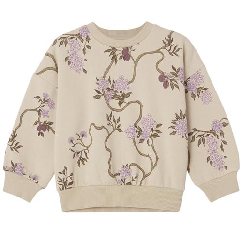 garbo&friends Blomstret Baby Sweatshirt Tree of Life | Beige | 86/92 cm