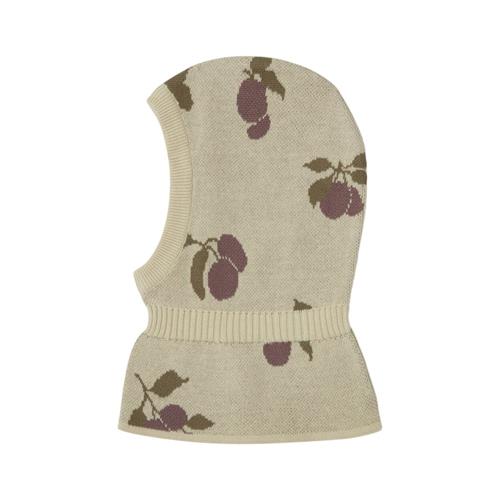 Se garbo&friends Intarsia Elefanthue Prune Beige | Beige | 46/48 cm ved Babyshop