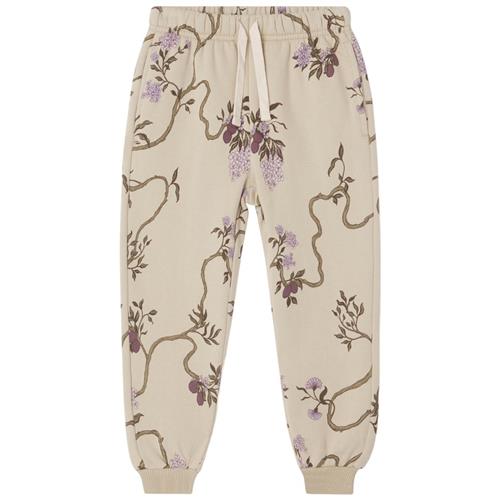 garbo&friends Blomstrede Joggingbukser Tree of Life | Beige | 122/128 cm