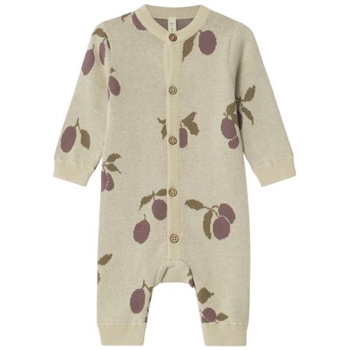 Se garbo&friends Intarsia Body Prune Beige | Beige | 74/80 cm ved Babyshop