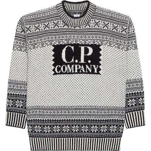 Se C.p. Company - Cable Logo Knit ved Kaufmann