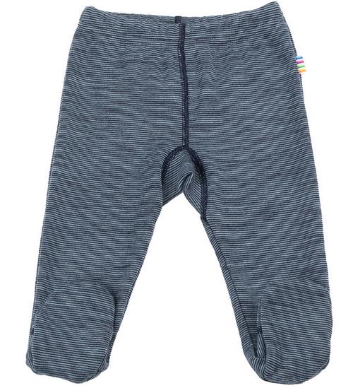 Se Joha Joha leggings m. FÃ¸dder - Uld - BlÃ¥ ved KidsWorld