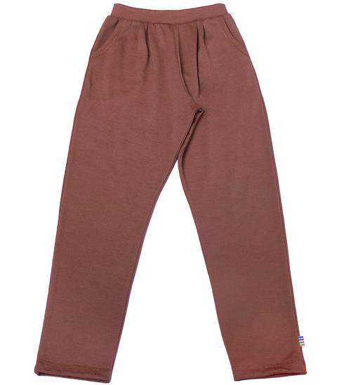 Se Joha Joha Leggings - Uld - RÃ¸d/Brun ved KidsWorld