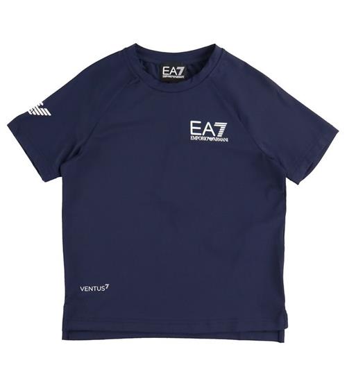 EA7 EA7 T-shirt - Navy m. Hvid