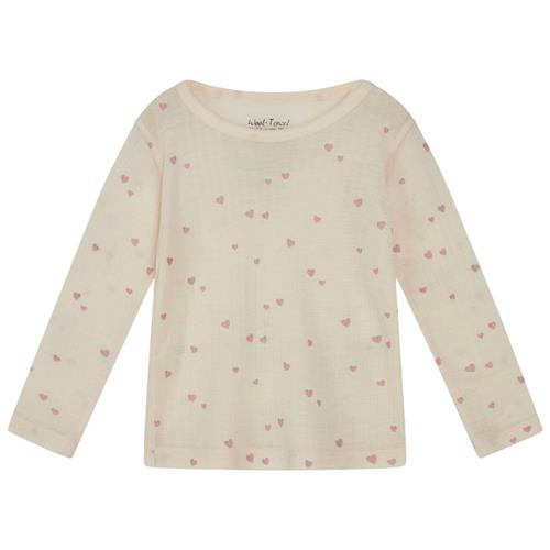 Se Hust&Claire Acel Langærmet T-shirt Ecru | Beige | 110 cm ved Babyshop