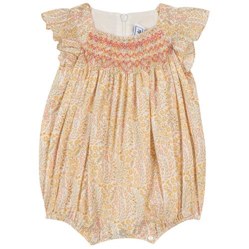 Se Tartine et Chocolat Blomstret Romper Gul | Gul | 1 months ved Babyshop