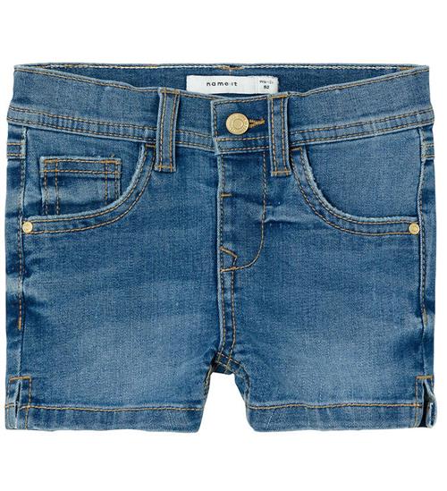 Name It Name It Shorts - NmfSalli - Medium Blue Denim