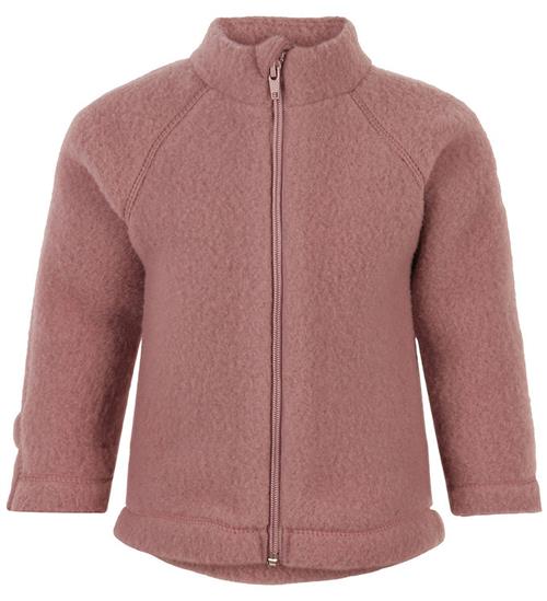 Se Mikk-Line Cardigan - Uld - Noos - Twilight Mauve ved KidsWorld