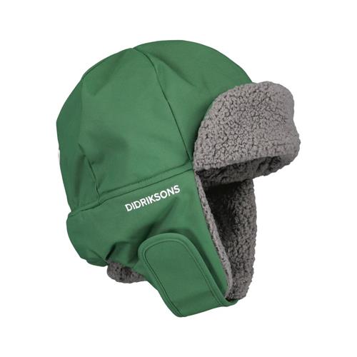 Se Didriksons BIGGLES CAP 6  Pine Green | Grønn | 52 cm ved Babyshop