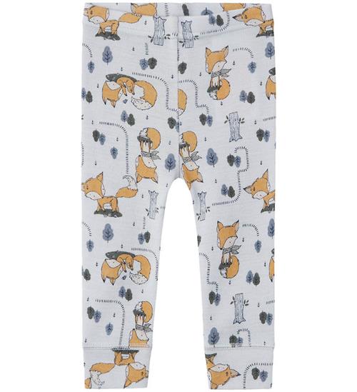 Se Name It Leggings - Uld - NbmWillit - Gray Dawn/AOP ved KidsWorld