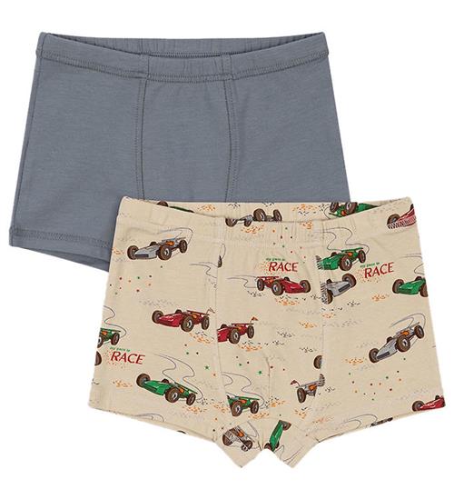 Se Konges SlÃ¸jd Konges SlÃ¸jd Boxershorts - 2-pak - Tradewinds/Grand Prix ved KidsWorld