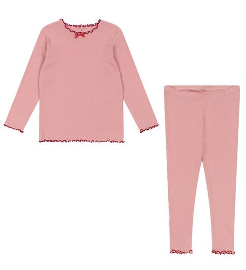 Konges SlÃ¸jd Konges SlÃ¸jd SÃ¦t - Bluse/Leggings - Rib - Mellow Rose