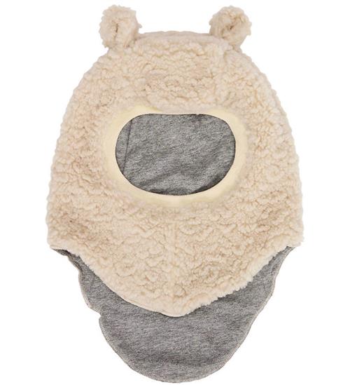 Molo Elefanthue - Teddyfleece - Kay - 2-lags - White Noise