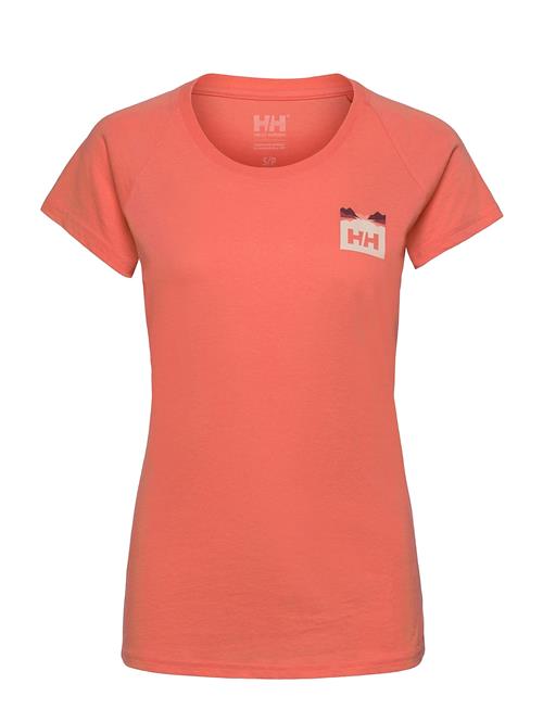 Helly Hansen W Nord Graphic Drop T-Shirt Helly Hansen Red