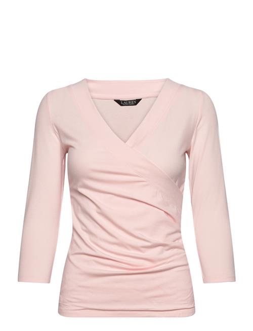 Se Lauren Ralph Lauren Rayon Spandex Jrsy-3\4-Knt Lauren Ralph Lauren Pink ved Booztlet