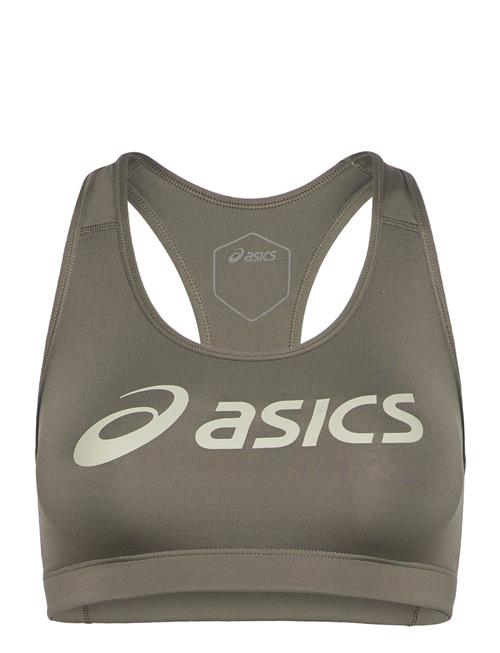 Se Asics Core Asics Logo Bra Asics Green ved Booztlet