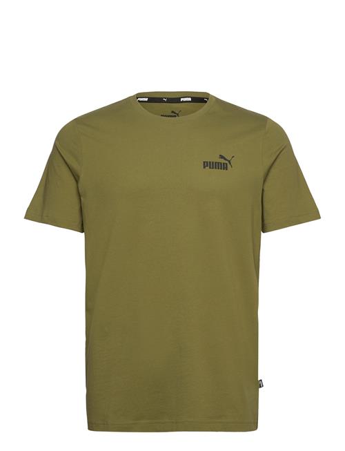 Se PUMA Ess Small Logo Tee PUMA Khaki ved Booztlet