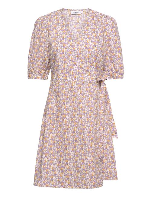 MSCH Copenhagen Berin Haddis 2/4 Wrap Dress Aop MSCH Copenhagen Patterned