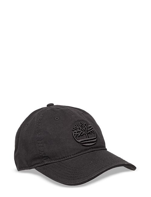 Se Timberland Cotton Canvas Baseball Cap Timberland Black ved Booztlet