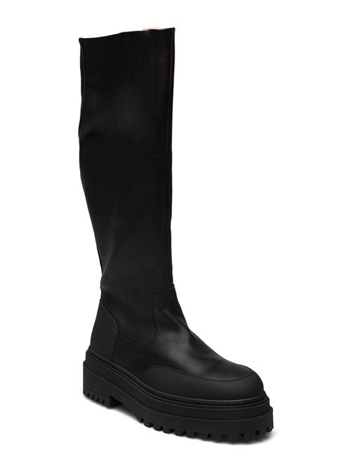 Selected Femme Slfasta New High Shafted Leather Boot B Selected Femme Black