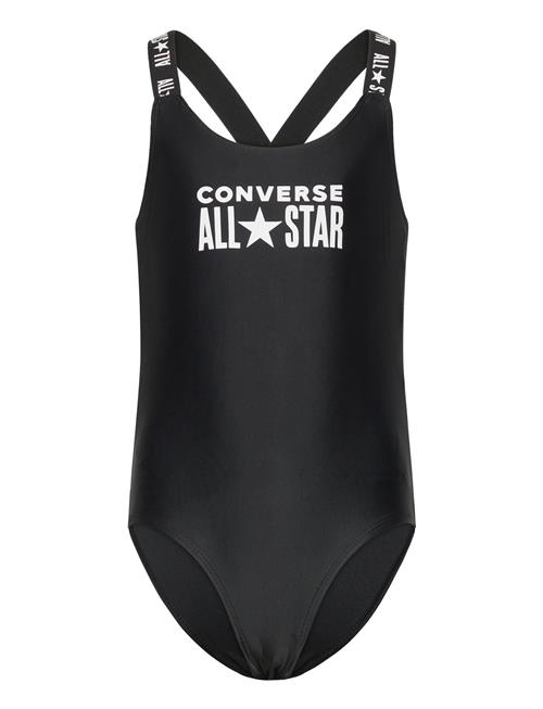 Se Converse Cnvg 1 Pc Core Logo Swimsuit Converse Black ved Booztlet