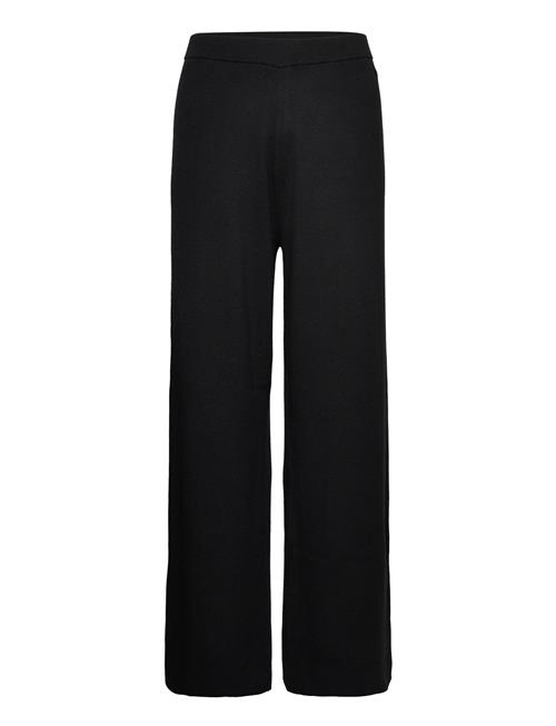 Se Calvin Klein Rib Wide Leg Pant Inclusive Calvin Klein Black ved Booztlet